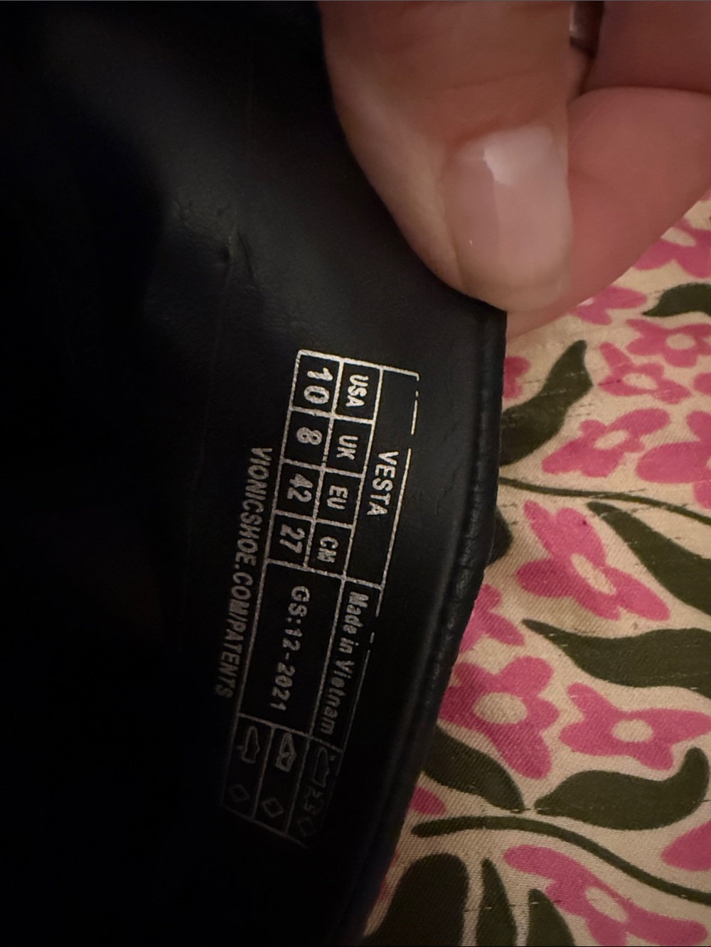 Vionic Vesta black platform sandals women’s size 10 - Picture 6 of 6